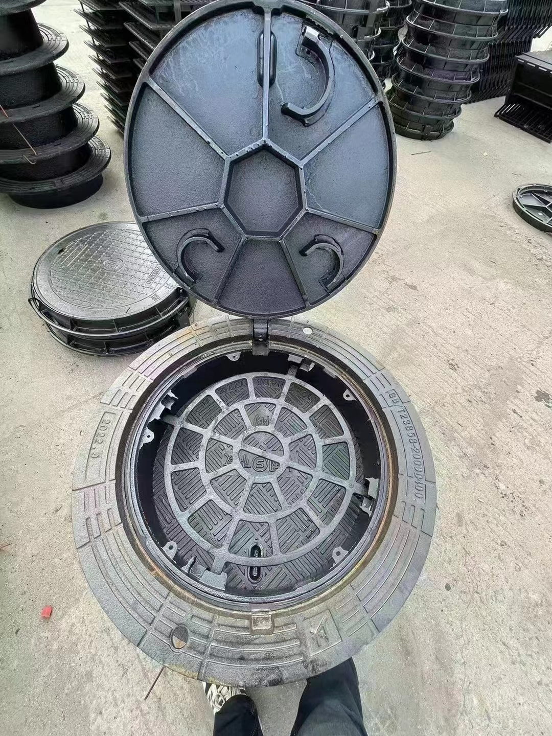 球墨鑄鐵防沉降井蓋